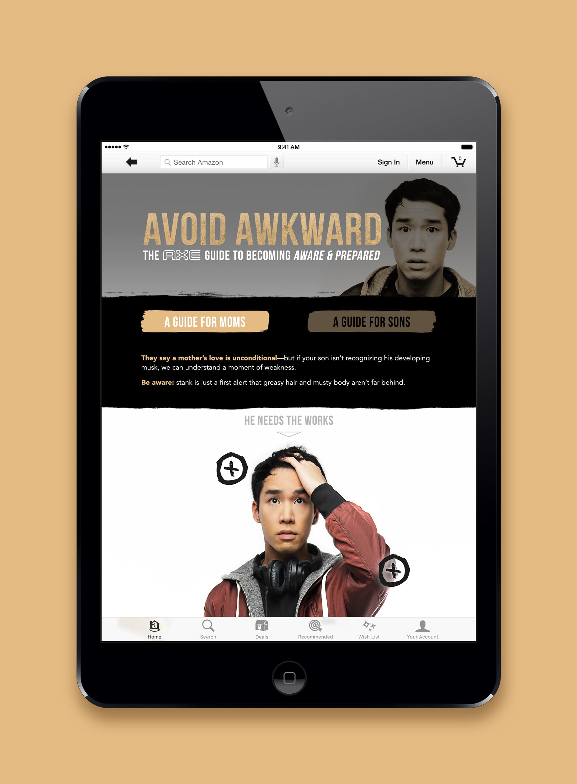 AXE, campaign creative by KANE