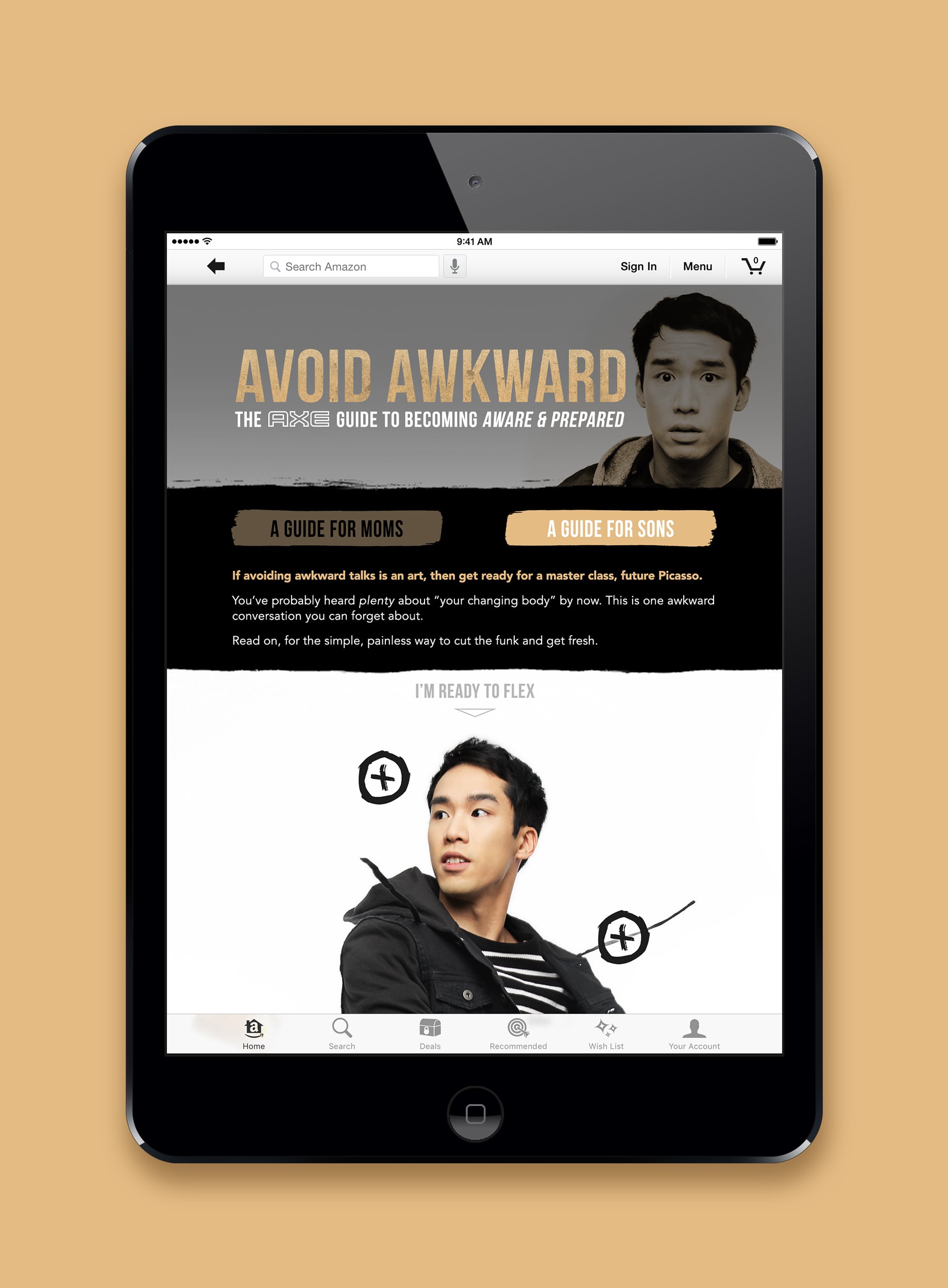 AXE, campaign creative by KANE