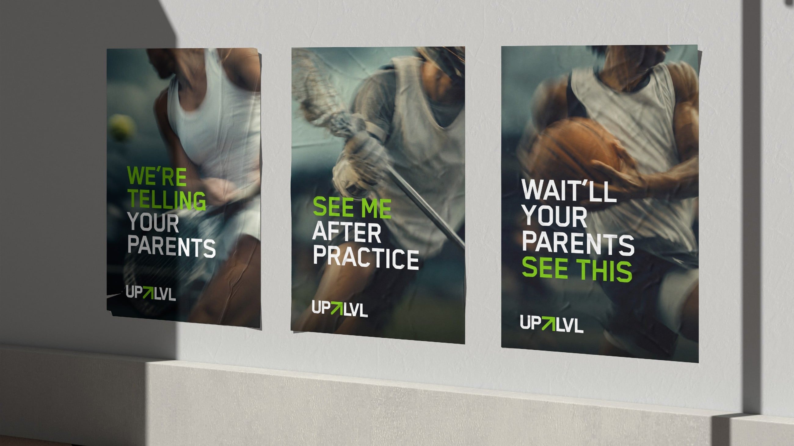 UPLVL campaign in the street
